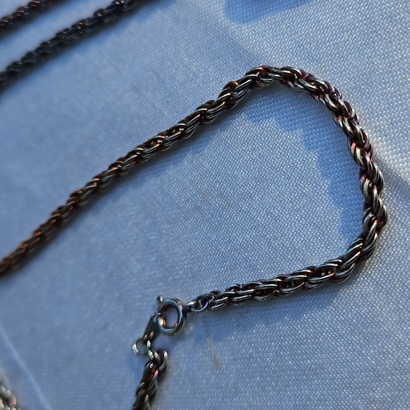 AICC Sterling Silver .925 Butterfly Necklace #197 - Picture 2 of 4